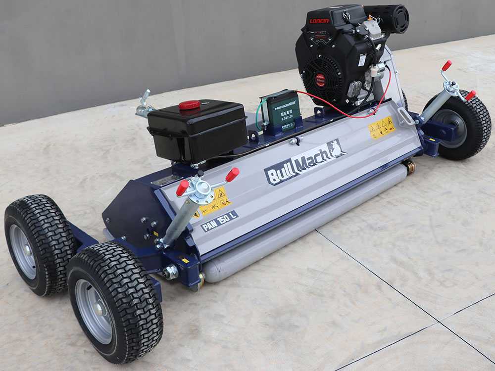 BullMach PAN 150 L – Desbrozadora de arrastre para quad – Loncin LC2V80FD - Imagen 3