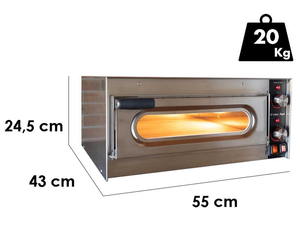 Calory Forni CF55M – Horno de pizza – Mecánico - Imagen 2