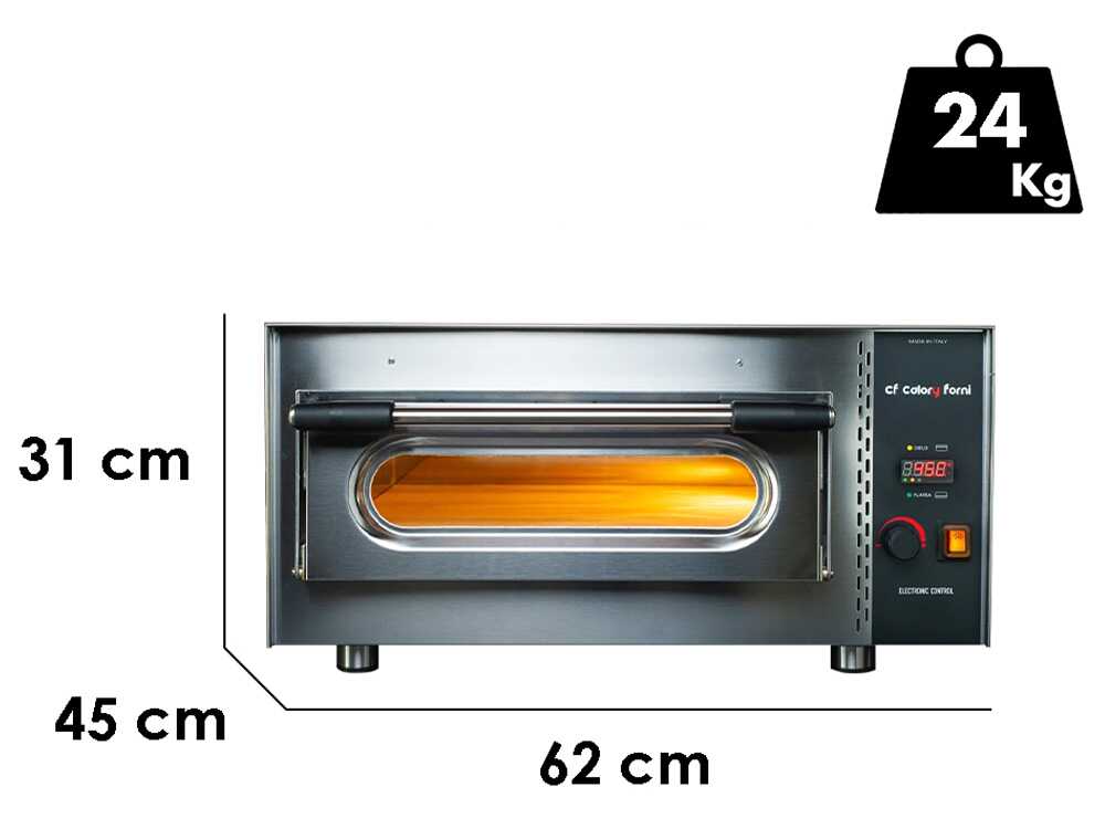 Calory Forni CF62E – Horno eléctrico para pizza – 2800 W - Imagen 2