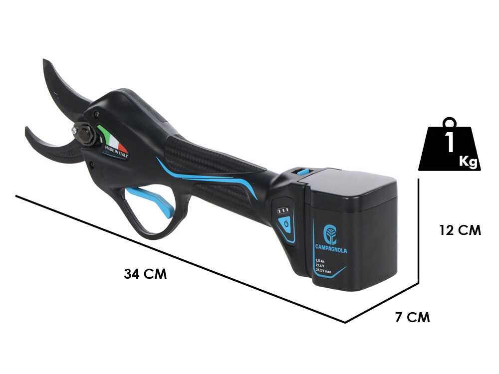 Campagnola NOVA 40 – Tijera de podar eléctrica a batería – Sin batería ni cargador - Imagen 2