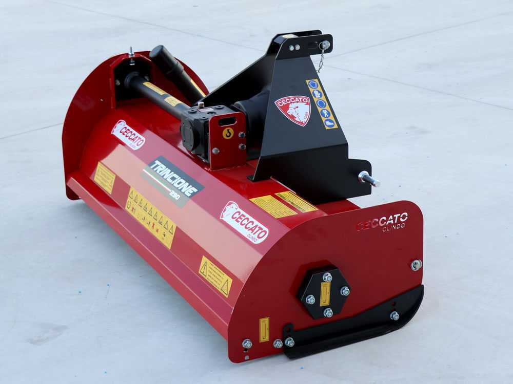 Ceccato Trincione 290 – Trituradora para tractor – 140 cm – 24 martillos – Serie ligera - Imagen 3