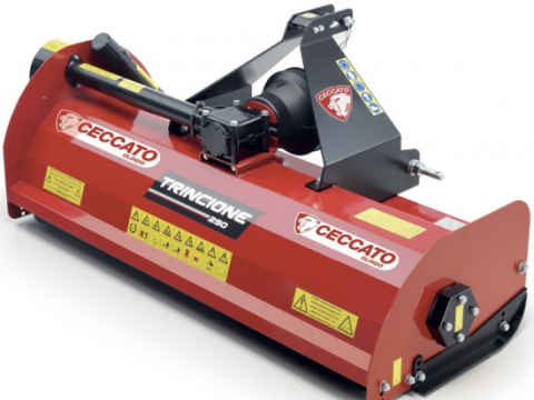 Ceccato Trincione 290 – Trituradora para tractor – 140 cm – 48 cuchillas – Serie ligera