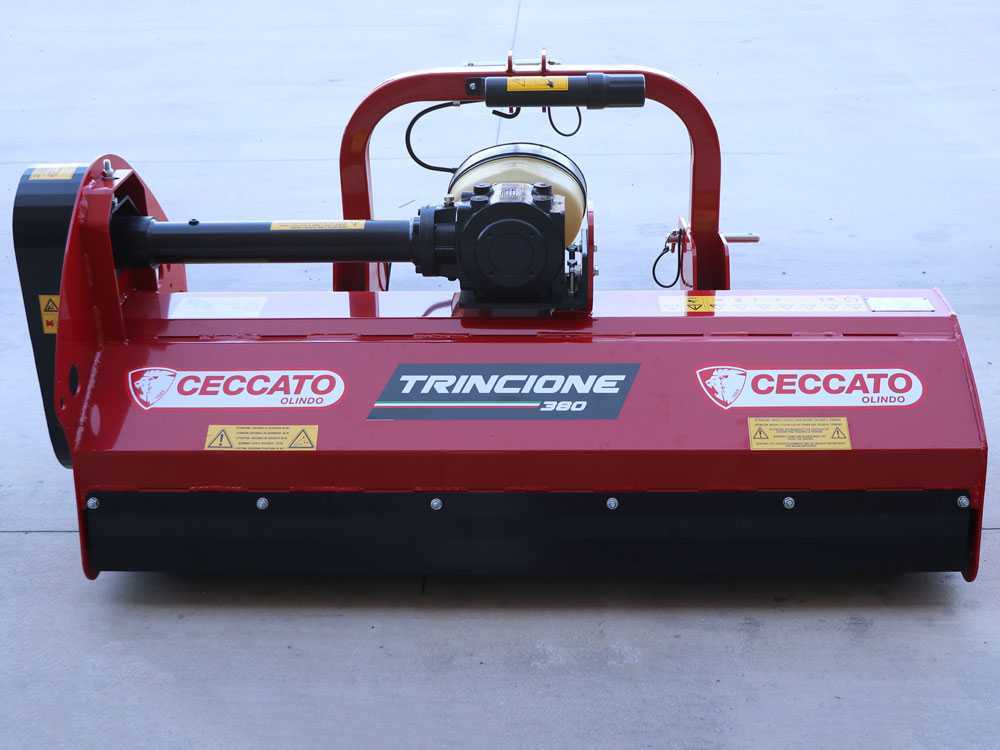 Ceccato Trincione 380 – T1800F – Trituradora para tractor – Enganche fijo – Serie medio-pesada - Imagen 4