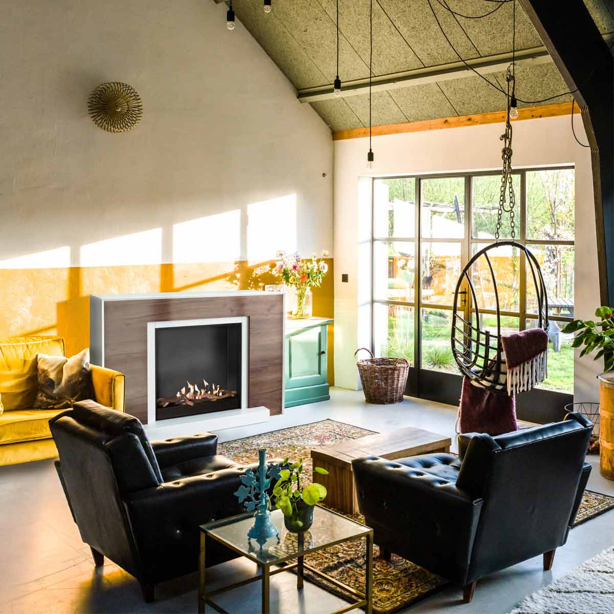 Chimenea de bioetanol de suelo Marvik - Imagen 2