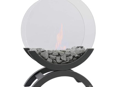 Chimenea de bioetanol redonda Alfra EVA-4