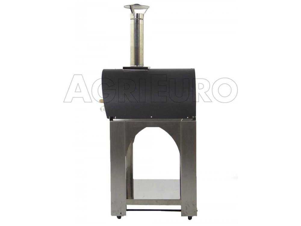 Cibus INOX – Horno de leña de exterior para pizza – Capacidad de cocción: 2 pizzas - Imagen 2