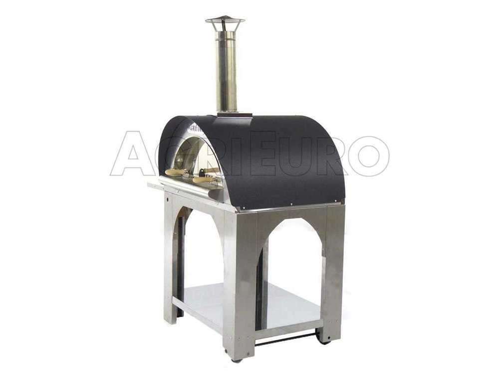 Cibus INOX – Horno de leña para pizza de exterior – Capacidad de cocción: 4 pizzas - Imagen 2