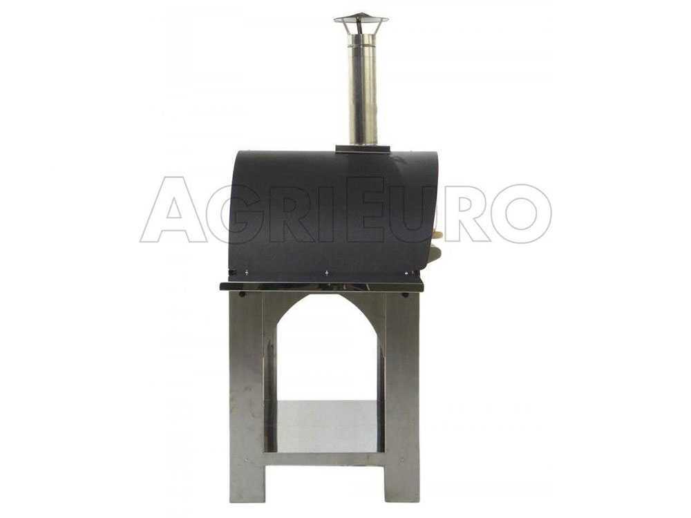 Cibus INOX – Horno de leña para pizza de exterior – Capacidad de cocción: 4 pizzas - Imagen 3