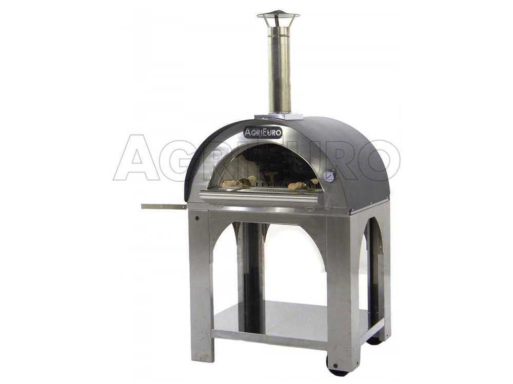 Cibus INOX – Horno de leña para pizza de exterior – Capacidad de cocción: 4 pizzas - Imagen 5
