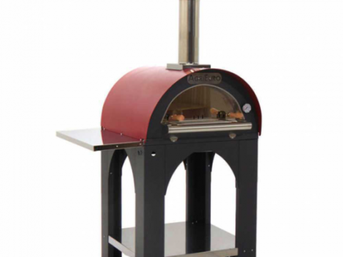 Cibus Red horno de leña de exterior para pizza – 2 pizzas
