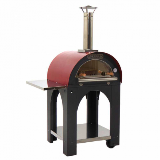 Cibus Red horno de leña de exterior para pizza – 2 pizzas