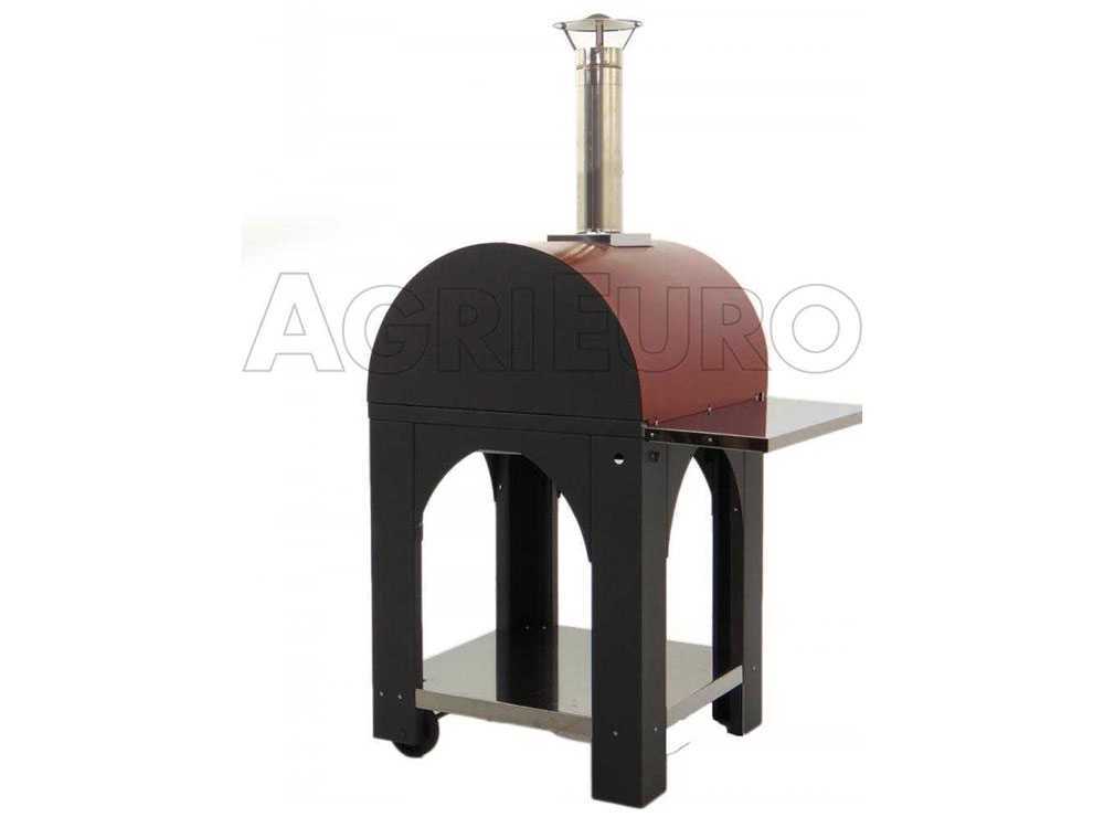 Cibus Red horno de leña de exterior para pizza – 2 pizzas - Imagen 5