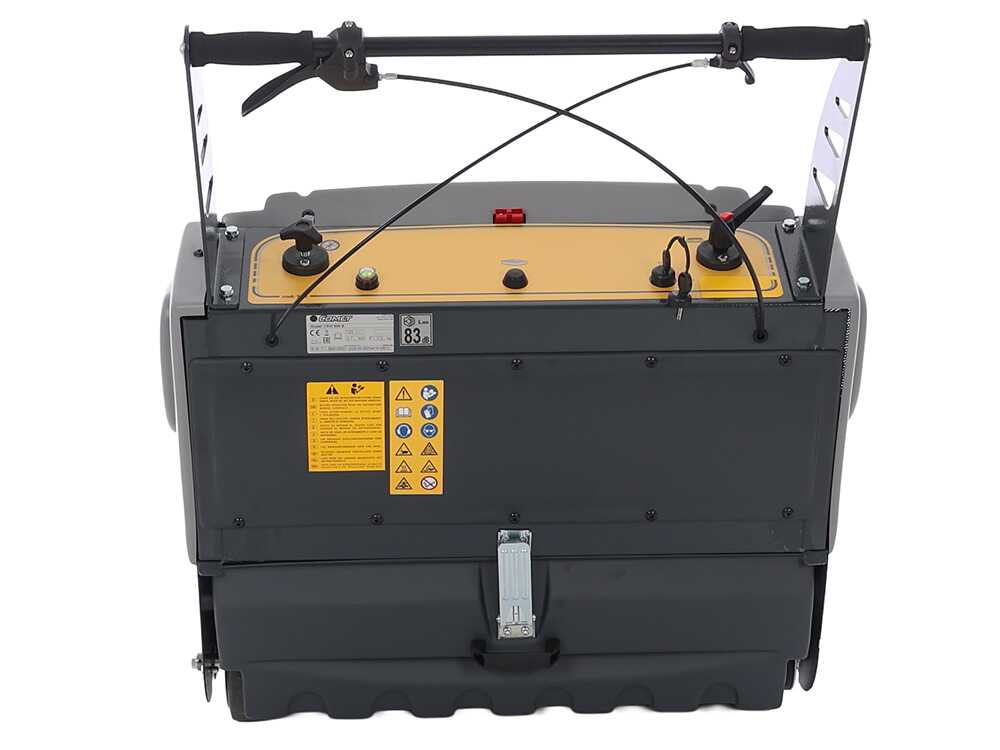 Comet CSW 900B – Barredora a batería con recogedor – 12V – SIN BATERÍA NI CARGADOR - Imagen 3