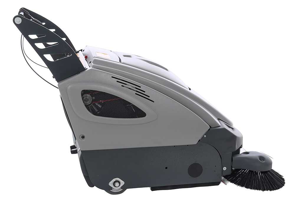 Comet CSW 900B – Barredora a batería con recogedor – 12V – SIN BATERÍA NI CARGADOR - Imagen 5