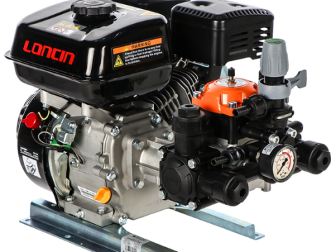 Comet MTP BPX25 PA6 – Motobomba de pulverización – Motor Loncin G200F – versión para ácidos y productos químicos