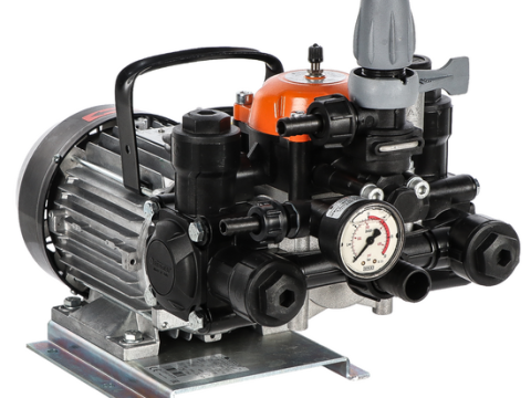 Comet MTP BPX25 PA6 – Motobomba eléctrica de pulverización – Para ácidos y productos químicos