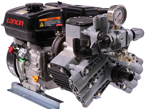 Comet MTP P40/20 BA (CE) – Motobomba de gasolina para pulverización – motor Loncin G200F – versión para ácidos y productos químicos
