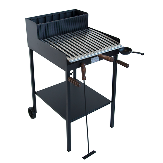 Cruccolini Belvedere – Barbacoa de hierro artesanal de leña y carbón
