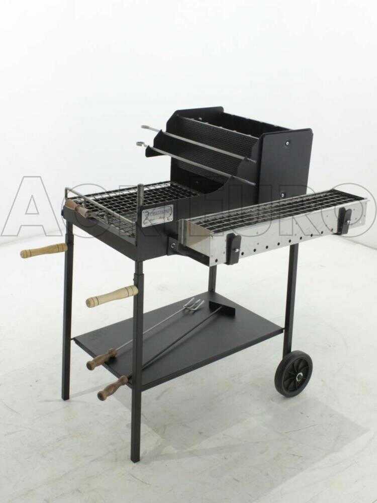 Cruccolini Ghiottone – Barbacoa de leña y carbón de hierro artesanal - Imagen 3