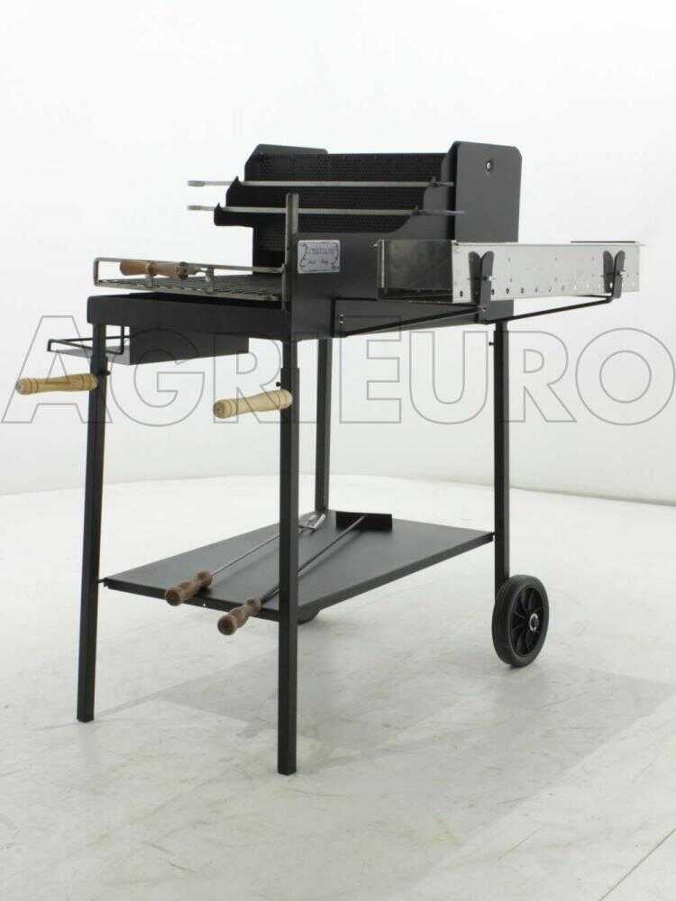 Cruccolini Ghiottone – Barbacoa de leña y carbón de hierro artesanal - Imagen 5