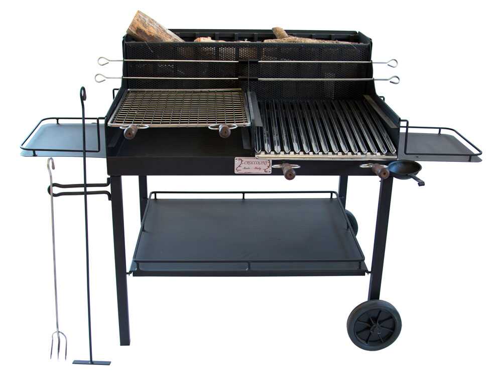 Cruccolini Little Tuscany – Barbacoa artesanal de hierro de leña y carbón - Imagen 5