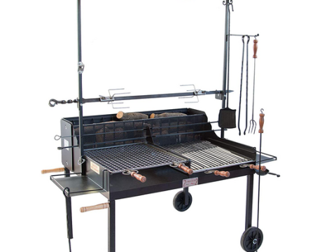 Cruccolini Tuscany Maxi – Barbacoa de leña y carbón de hierro artesanal