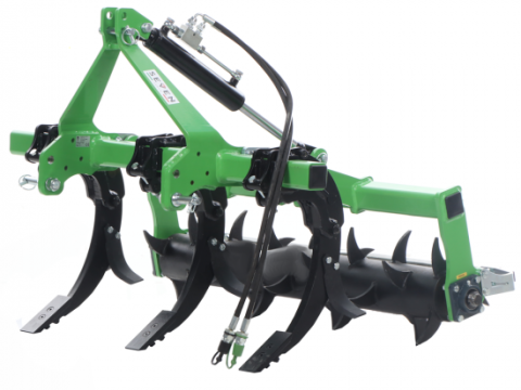 Descompactador agrícola Seven Italy Simply de 3 brazos 120 cm rodillo hidráulico