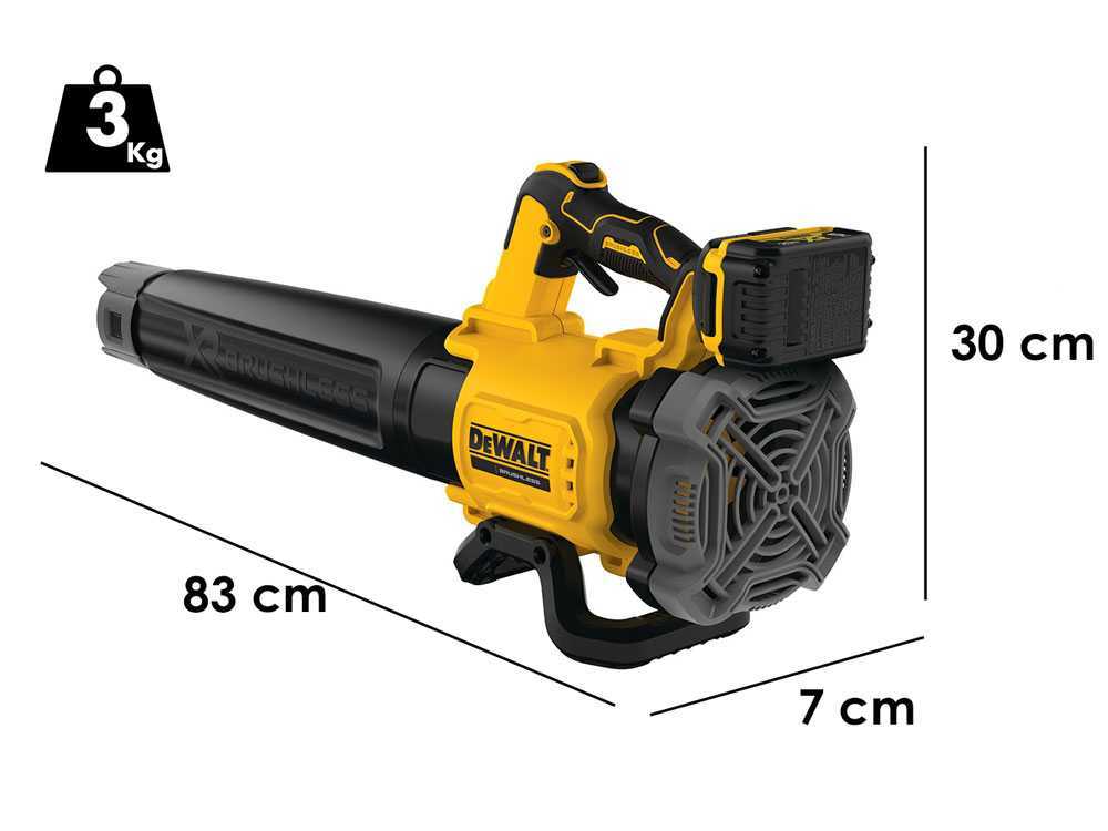 DeWalt DCMBL562P1-QW – Soplador de hojas a batería – 18V 5Ah - Imagen 2