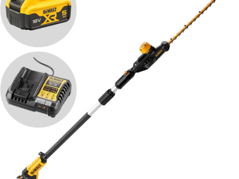 DeWalt DCMPH566P1-QW – Cortasetos eléctrico de altura orientable – Batería 18V 5Ah