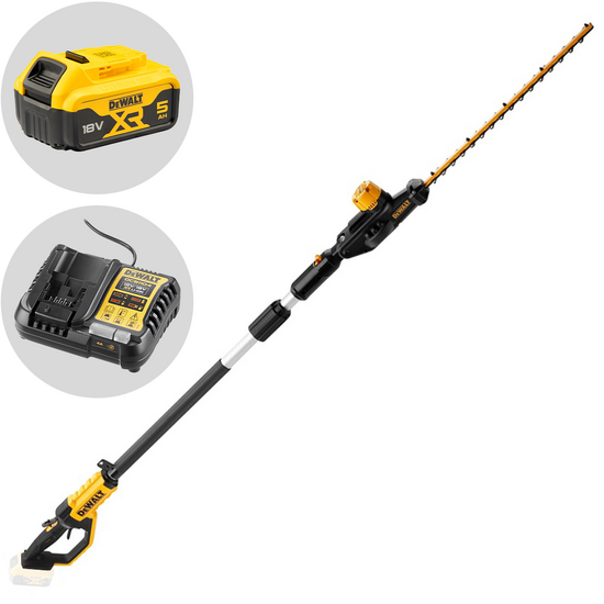 DeWalt DCMPH566P1-QW – Cortasetos eléctrico de altura orientable – Batería 18V 5Ah