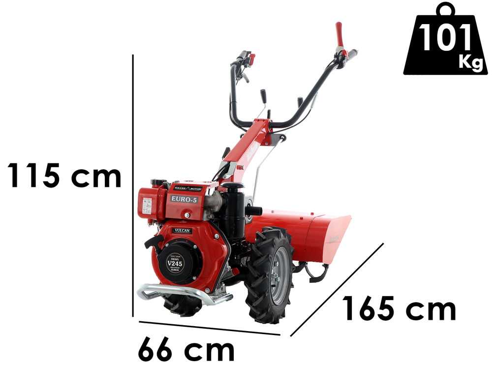 Diesse Minitriss – Motocultor diésel – Vulcan V245 – 4,2 Cv - Imagen 2