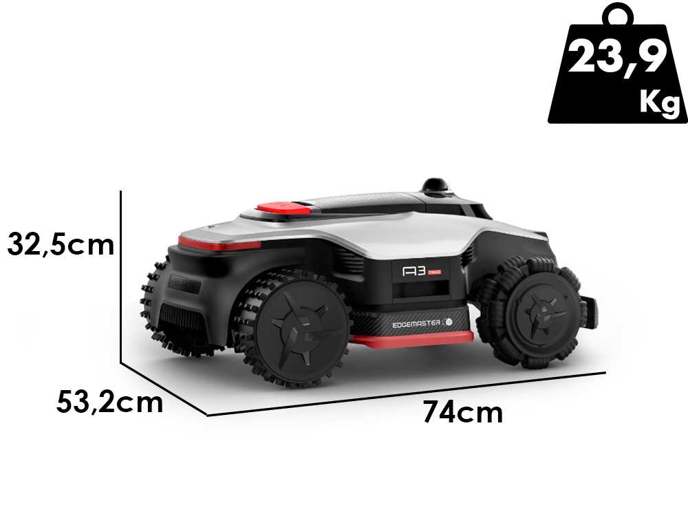 Dreame A3 AWD Pro 3500 – Robot cortacésped – Sin instalación - Imagen 3