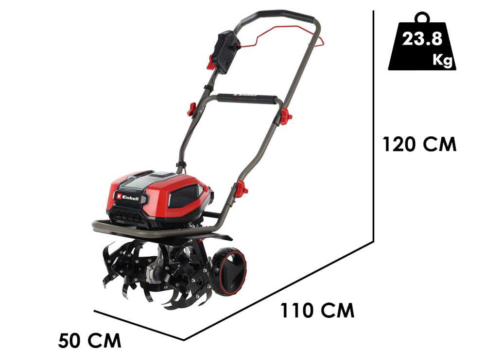 Einhell GP-CR 36/45 Li E BL – Solo – Motoazada a batería – 36V – SIN BATERÍA Y SIN CARGADOR - Imagen 2