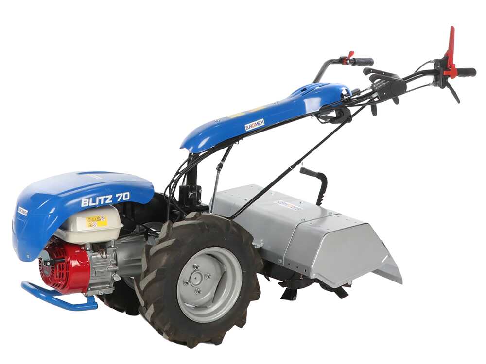 EuroMech BLITZ 70 – Motocultor de gasolina – Motor Honda GX200 – 6,5 CV - Imagen 4