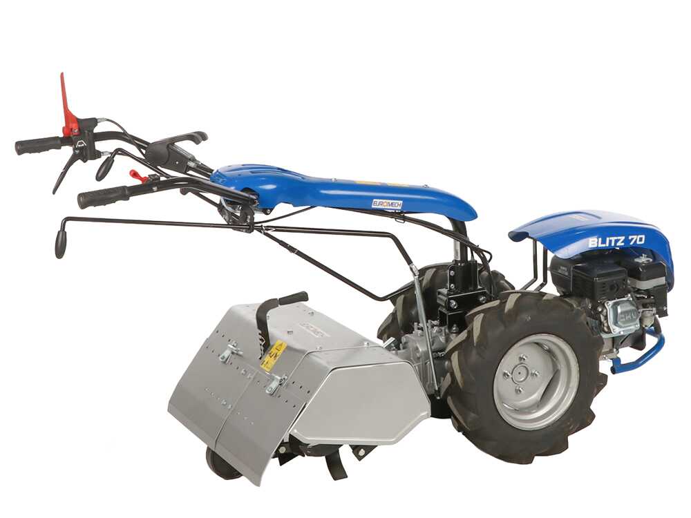 EuroMech BLITZ 70 – Motocultor de gasolina – Motor Yagmur R210 – 7 CV - Imagen 5