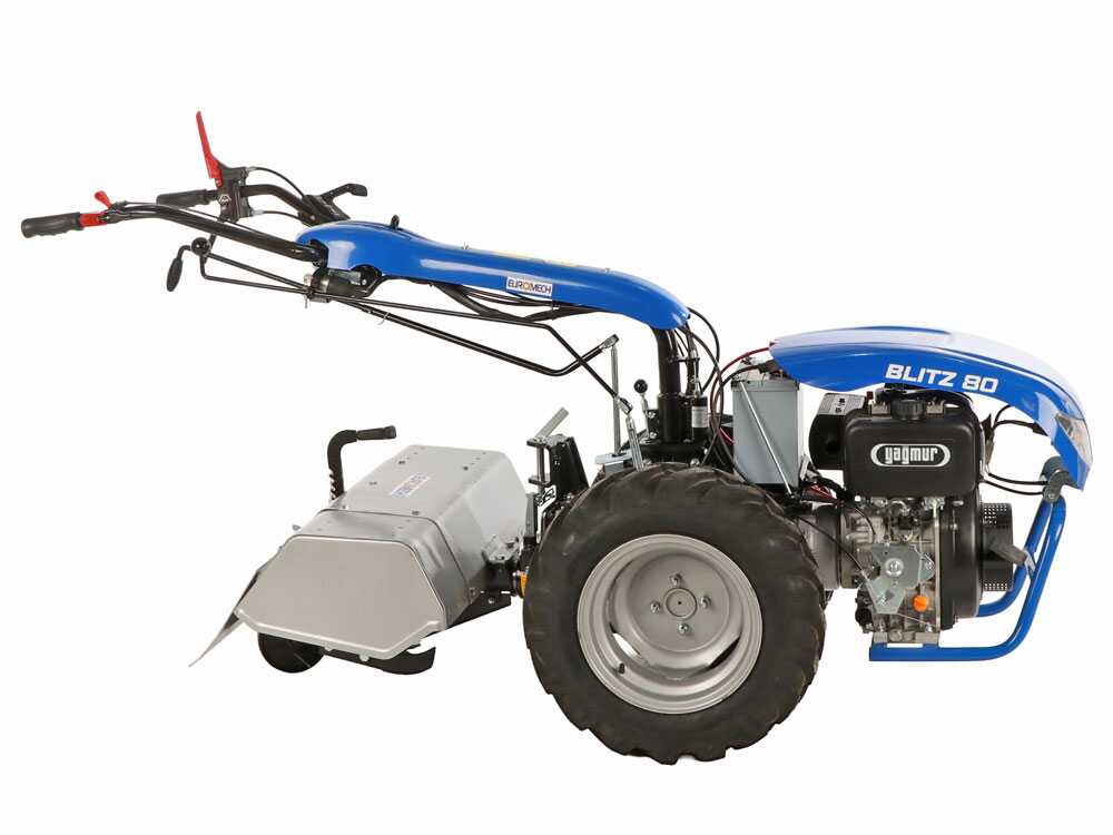 EuroMech BLITZ 80 – Motocultor diésel – Yagmur D300 – 7 CV – Arranque eléctrico - Imagen 5
