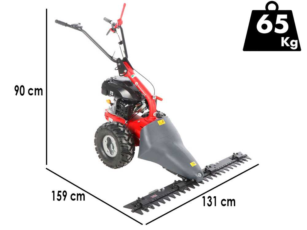 Eurosystems M310 – Motosegadora de doble cuchilla – Anchura de corte 127 cm – Rato RV200 OHV - Imagen 2