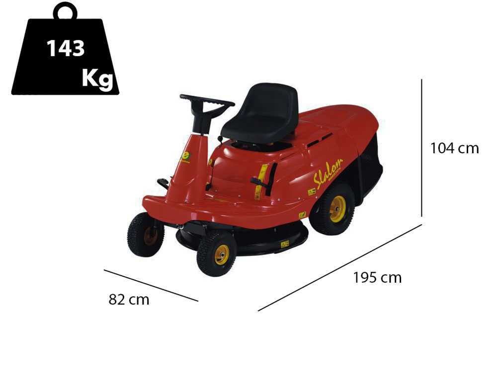 Eurosystems SLALOM 67 – Tractor cortacésped mini rider – Motor B&S 21R5 POWER BUILT – Transmisión hidrostática - Imagen 2