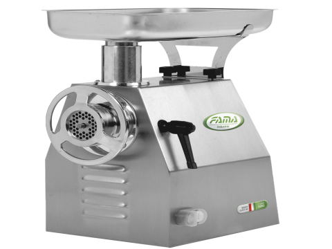 Fama TI22R – Picadora de carne eléctrica – Cuerpo de inox – Grupo de trituración de hierro fundido – 400V