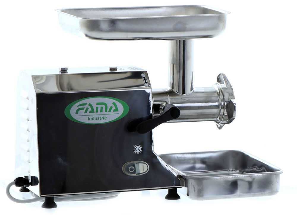 Fama TIK22 UNIKO – Picadora de carne eléctrica – Cuerpo y grupo de trituración de acero inox – 230V - Imagen 4