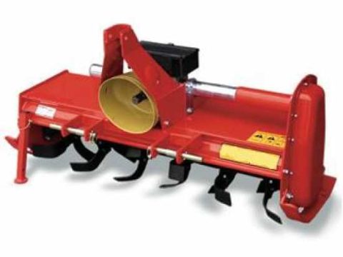 Fresa agrícola para tractor serie ligera con desplazamiento mecánico AgriEuro HO 125 – Toma de fuerza antihoraria (Rotación hacia la izquierda)
