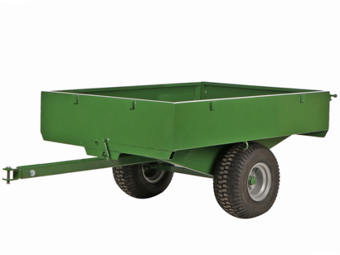 Francini FQ4 – Remolque de acero para tractor cortacésped – 120×90(h 25 cm)