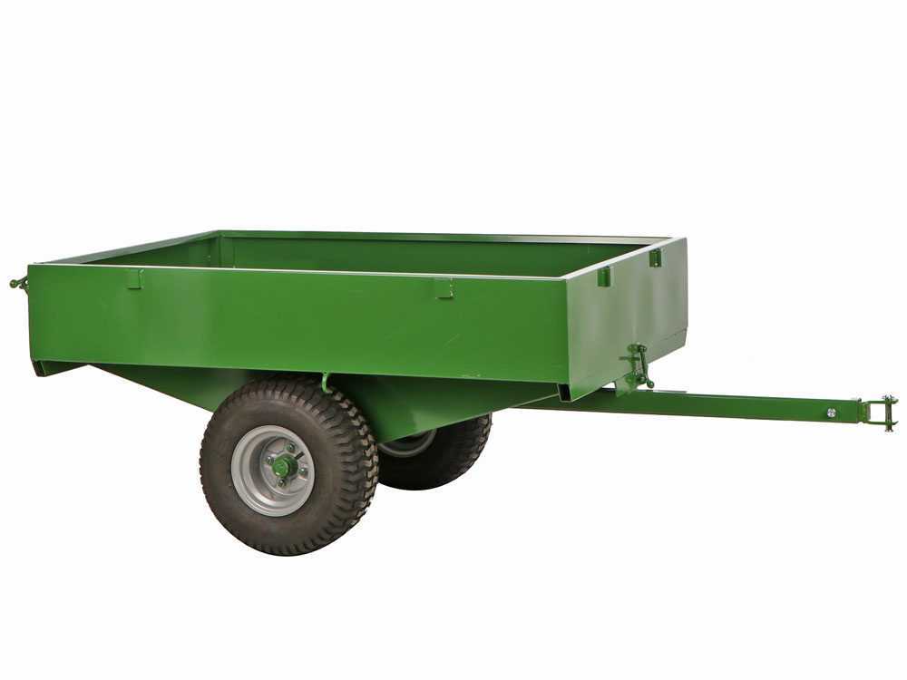 Francini FQ4 – Remolque de acero para tractor cortacésped – 120×90(h 25 cm) - Imagen 4