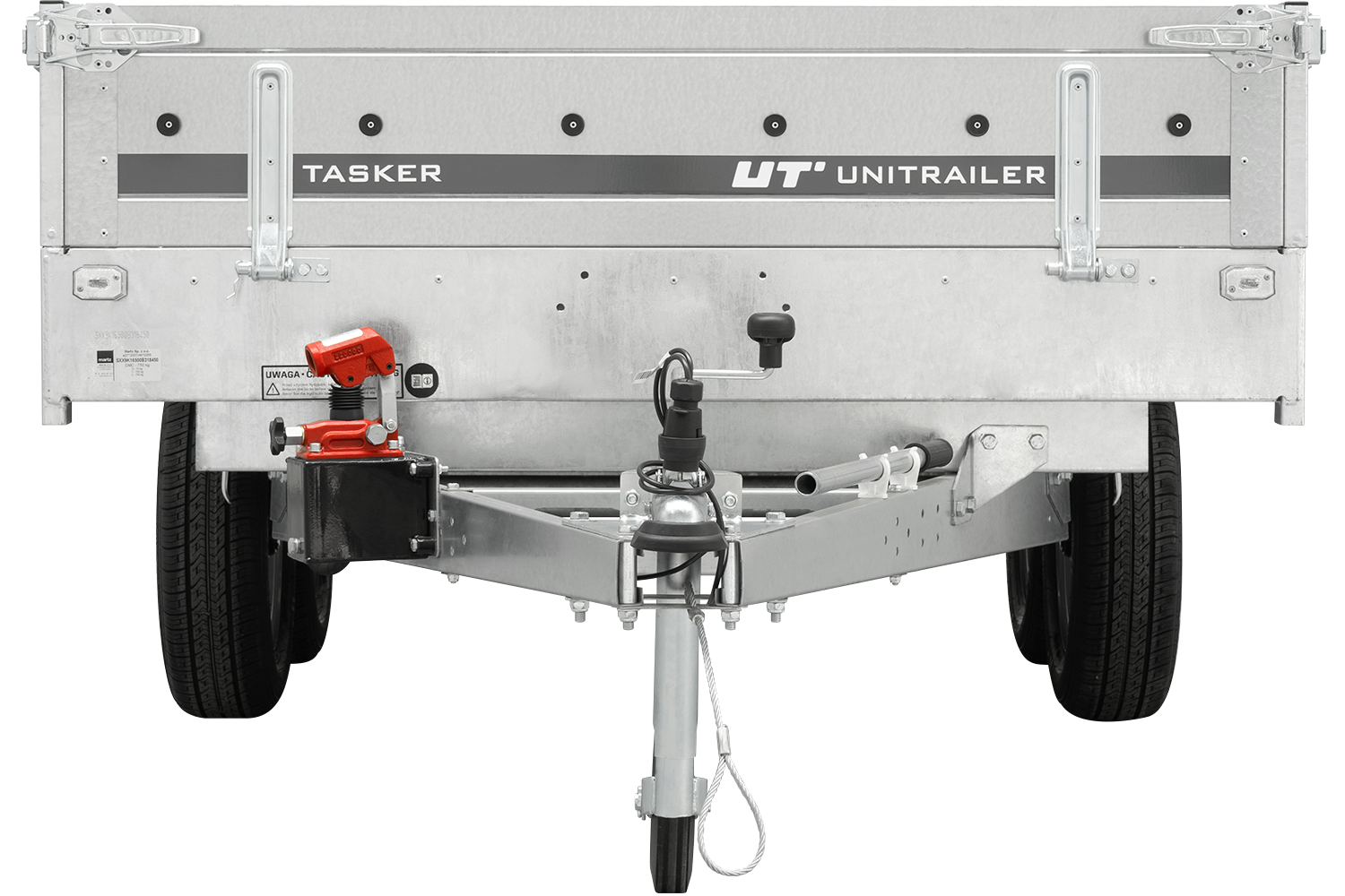 REMOLQUE DE DOS EJES 253X150 UNITRAILER TASKER 250/2 750 KG - Imagen 5