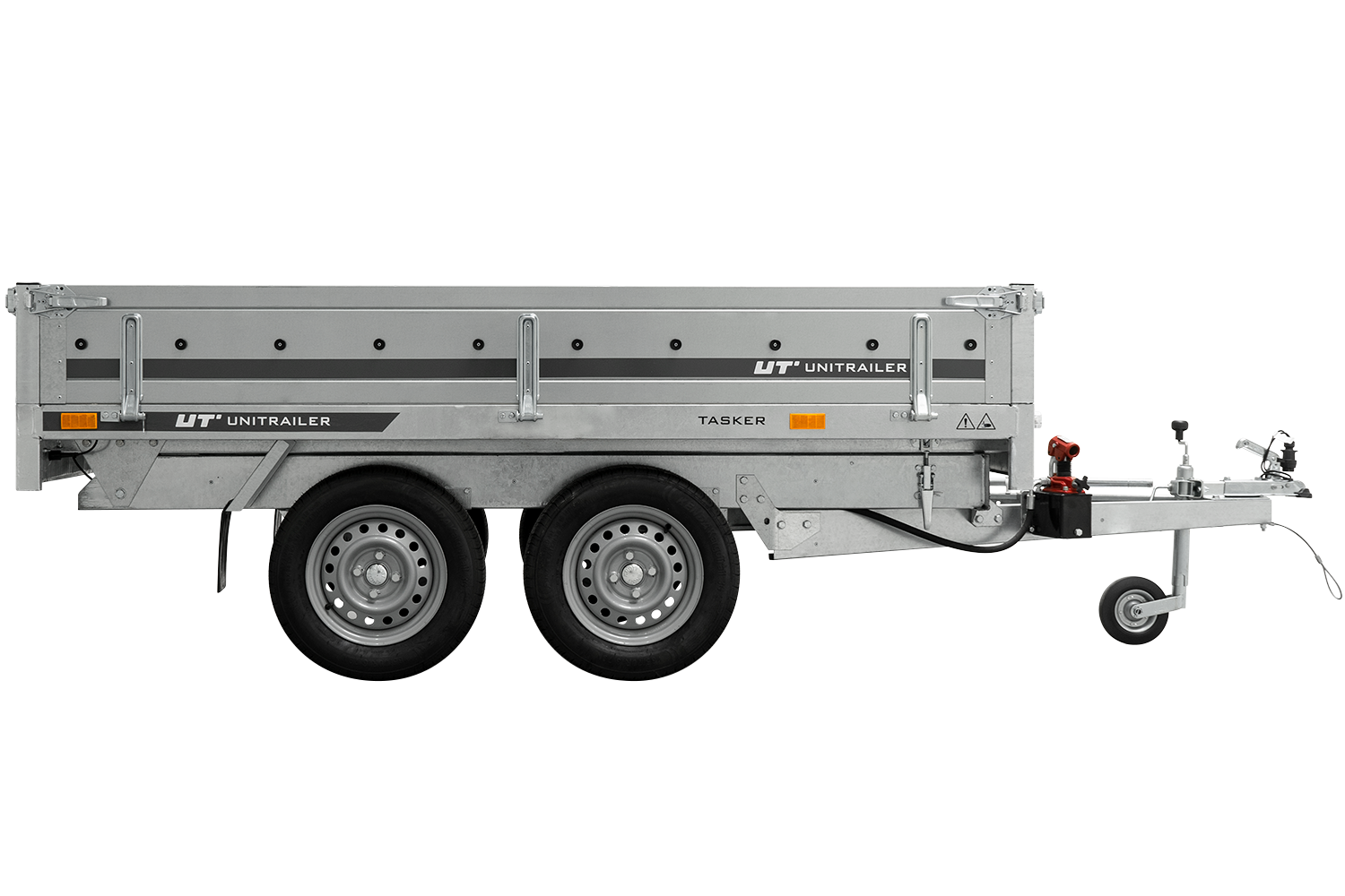 REMOLQUE DE DOS EJES 253X150 UNITRAILER TASKER 250/2 750 KG - Imagen 4