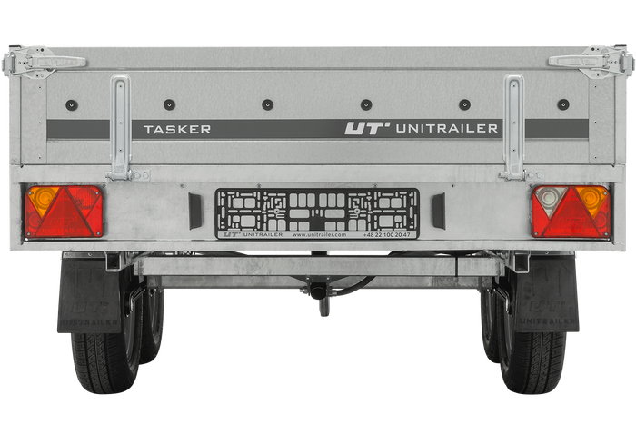 REMOLQUE DE DOS EJES 253X150 UNITRAILER TASKER 250/2 750 KG - Imagen 6