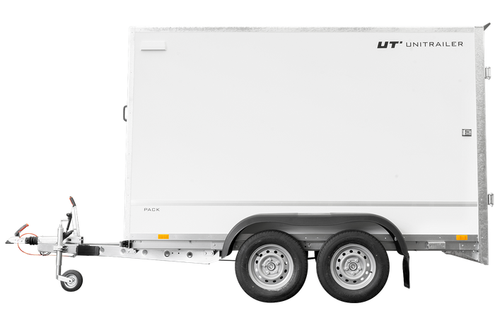 REMOLQUE FURGÓN DE DOBLE EJE 300X148 UNITRAILER PACK 300/2 2000 KG - Imagen 3