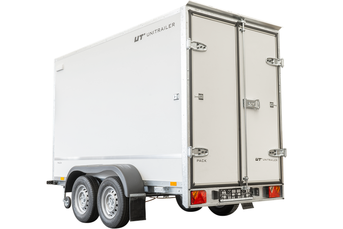 REMOLQUE FURGÓN DE DOBLE EJE 300X148 UNITRAILER PACK 300/2 2000 KG - Imagen 5