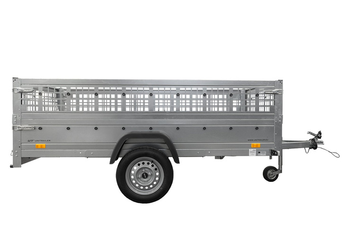 REMOLQUE GARDEN TRAILER 264 KIPP (NEW) CON SUPLEMENTOS DE REJILLA Y RUEDA JOCKEYI - Imagen 2