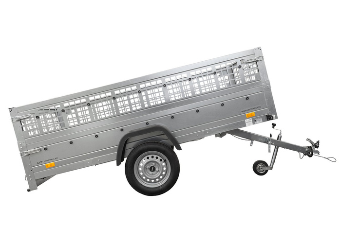 REMOLQUE GARDEN TRAILER 264 KIPP (NEW) CON SUPLEMENTOS DE REJILLA Y RUEDA JOCKEYI - Imagen 3